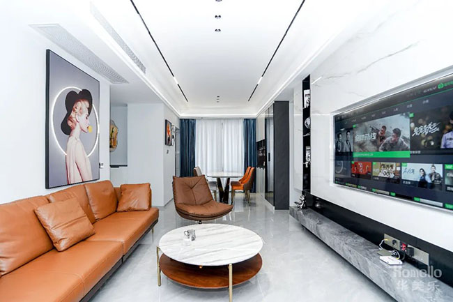 97㎡簡約風,擴大客餐廳空間,靈活改變起居動線,享受舒適生活